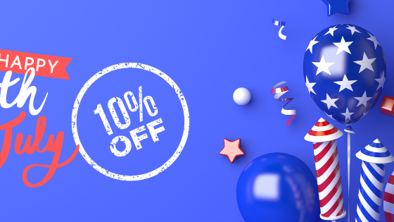 Celebrate the 4th of July with 10% Off All Titanium Gold Jewelry