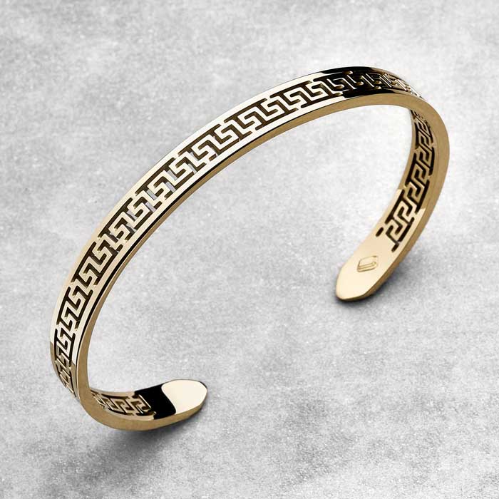 Greek Cuff Bracelet Goldier
